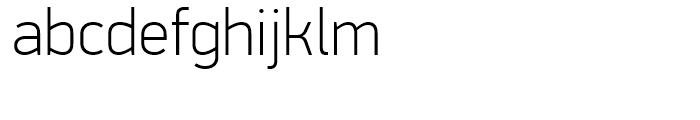 PF Din Display Thin Font LOWERCASE