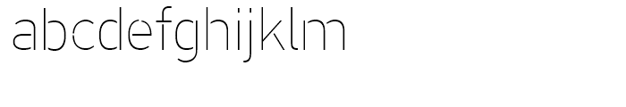 PF Din Stencil Extra Thin Font LOWERCASE
