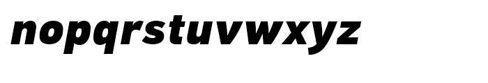 PF Din Text Extra Black Italic Font LOWERCASE