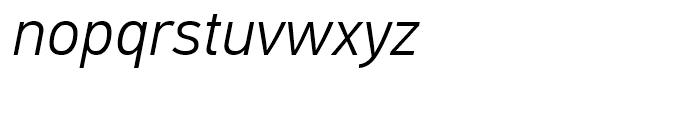 PF Din Text Light Italic Font LOWERCASE