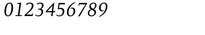 PF Diplomat Serif Italic Font OTHER CHARS