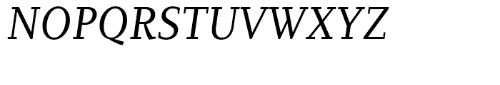 PF Diplomat Serif Italic Font UPPERCASE