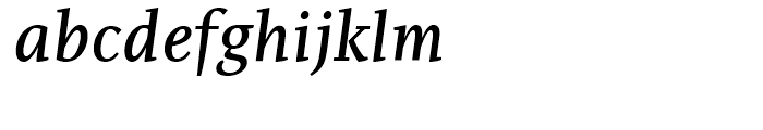 PF Diplomat Serif Medium Italic Font LOWERCASE