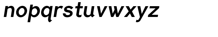 PF Lindemann Sans Bold Italic Font LOWERCASE