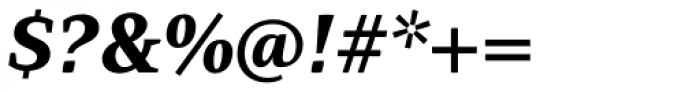 PF Adamant Pro ExtraBold Italic Font OTHER CHARS