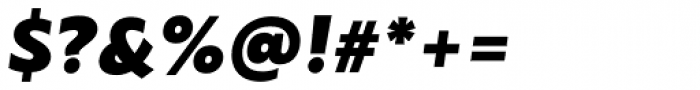 PF Bague Sans Pro UltraBlack Italic Font OTHER CHARS