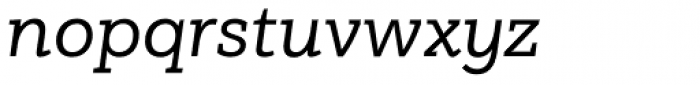 PF Bague Slab Pro Italic Font LOWERCASE