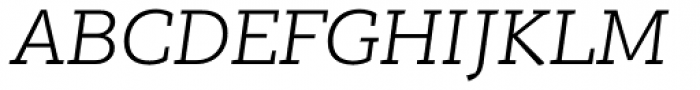 PF Bague Slab Pro Light Italic Font UPPERCASE