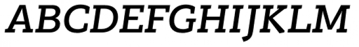 PF Bague Slab Pro Medium Italic Font UPPERCASE
