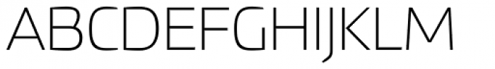 PF Benchmark Pro Thin Font UPPERCASE