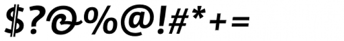 PF Centro Sans Pro Bold Italic Font OTHER CHARS