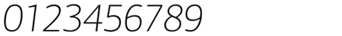 PF Centro Sans Pro Thin Italic Font OTHER CHARS