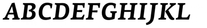 PF Centro Serif Pro Bold Italic Font UPPERCASE