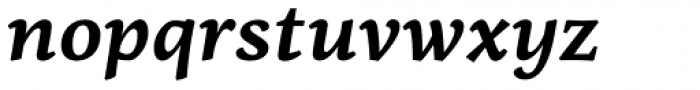 PF Centro Serif Pro Bold Italic Font LOWERCASE