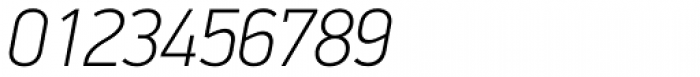 PF DIN Display Pro Thin Italic Font OTHER CHARS