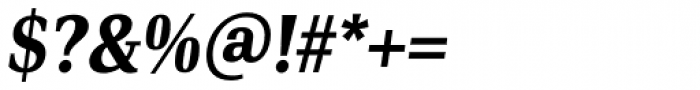 PF DIN Serif Bold Italic Font OTHER CHARS