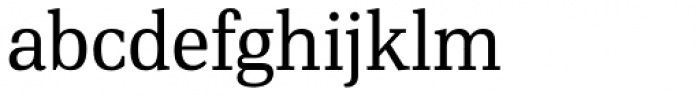 PF DIN Serif Regular Font LOWERCASE