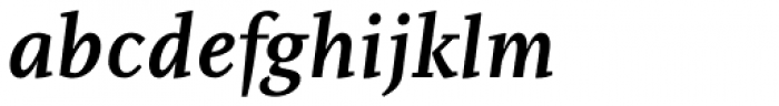 PF Diplomat Serif Bold Italic Font LOWERCASE