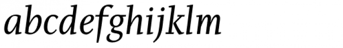 PF Diplomat Serif Italic Font LOWERCASE