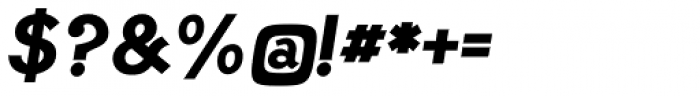PF Lindemann Sans ExtraBold Italic Font OTHER CHARS