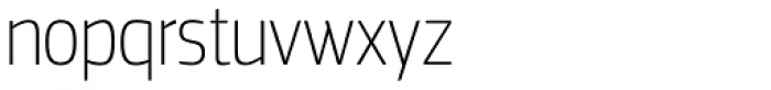 PF Square Sans Cond Pro Thin Font LOWERCASE