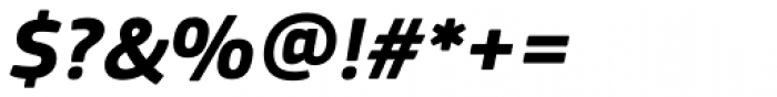 PF Square Sans Pro Bold Italic Font OTHER CHARS