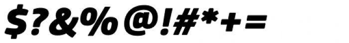 PF Square Sans Pro ExtraBlack Italic Font OTHER CHARS