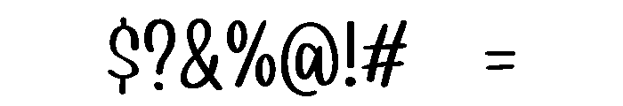 PG 23 Sunday Smile Regular Font OTHER CHARS