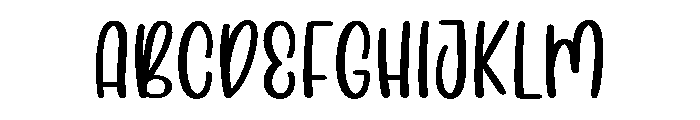 PG 23 Sunday Smile Regular Font UPPERCASE