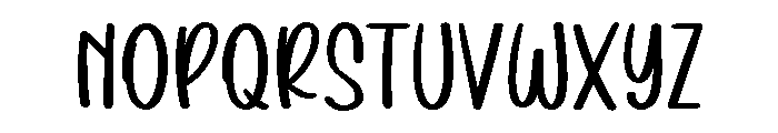 PG 23 Sunday Smile Regular Font UPPERCASE