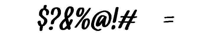PG Adelia Script Regular Font OTHER CHARS