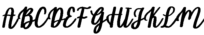 PG Adelia Script Regular Font UPPERCASE