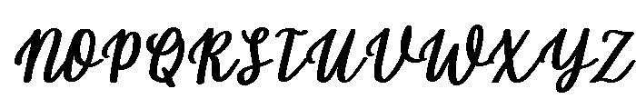 PG Adelia Script Regular Font UPPERCASE