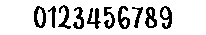 PG Amelia Regular Font OTHER CHARS