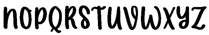 PG Amelia Regular Font UPPERCASE