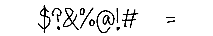 PG Amelinie Regular Font OTHER CHARS