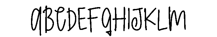 PG Amelinie Regular Font UPPERCASE