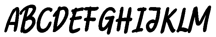 PG Amorelia Regular Font UPPERCASE