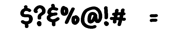 PG Amour Daisy Font OTHER CHARS