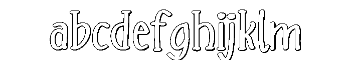 PG Amourie Outline FONT