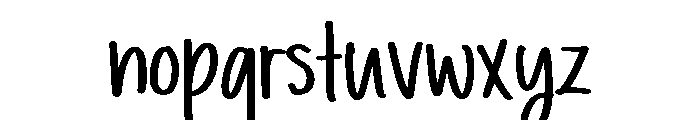 PG Andromeda Font LOWERCASE