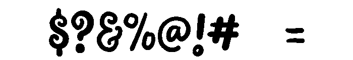 PG Anomali Regular Font OTHER CHARS