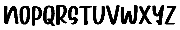 PG April Brush Font LOWERCASE