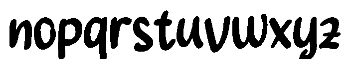 PG Aurelia Regular Font LOWERCASE