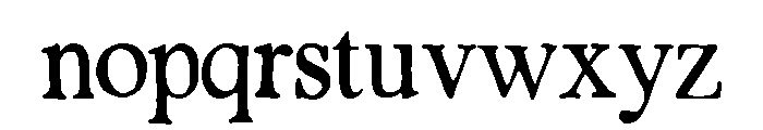 PG Bellamore Regular Font LOWERCASE