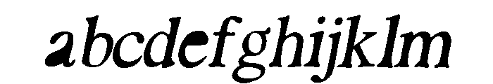 PG Bellamore Slant FONT