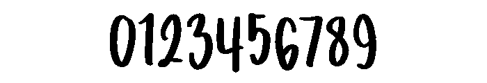 PG Birthday Brush Font OTHER CHARS
