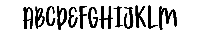 PG Birthday Brush Font UPPERCASE