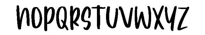 PG Birthday Brush Font UPPERCASE
