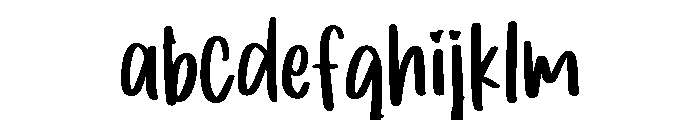 PG Birthday Brush FONT